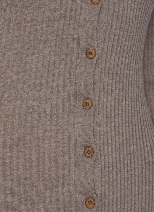 Detail View - Click To Enlarge - EQUIL - Rib-knit cardigan dress