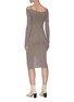 Back View - Click To Enlarge - EQUIL - Rib-knit cardigan dress