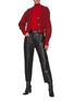 Figure View - Click To Enlarge - EQUIL - Puffed Sleeves Cashmere Blend Crop Cardigan