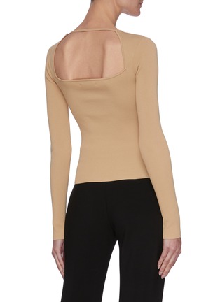 Back View - Click To Enlarge - EQUIL - Cut-out knit top