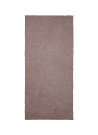 Main View - Click To Enlarge - ISH - Raw edge cashmere scarf