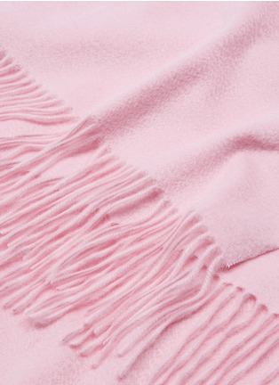 Detail View - Click To Enlarge - ISH - Cashmere fringed scarf