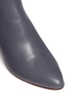 Detail View - Click To Enlarge - GRAY MATTERS - 'Monika' concrete heel leather boots