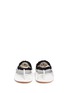 Front View - Click To Enlarge - FIGUE SHOES - 'Evil Eye' embellished leather thong sandals