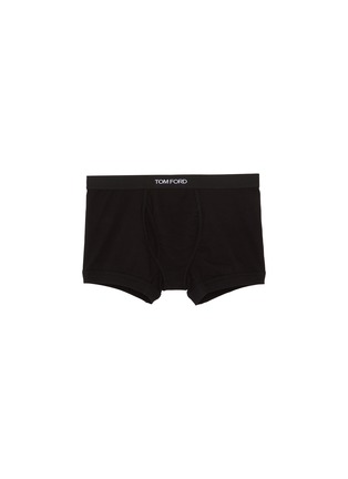 Main View - Click To Enlarge - TOM FORD - Logo Waist Cotton Jersey Boxer Briefs Set