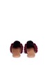 Back View - Click To Enlarge - FIGUE SHOES - 'Frida' pompom stripe slide sandals