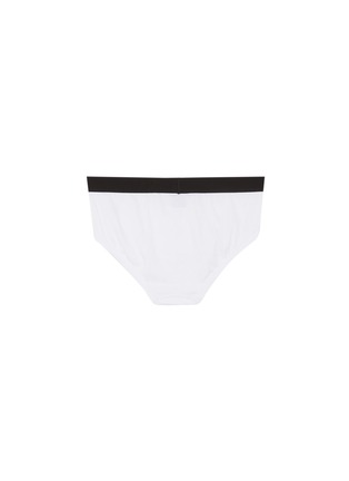 Back View - Click To Enlarge - TOM FORD - Logo Waist Cotton Jersey Brief Set