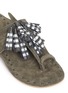 Detail View - Click To Enlarge - FIGUE SHOES - 'Scaramouche' stripe tassel braided suede sandals