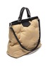 Detail View - Click To Enlarge - MAISON MARGIELA - Shopping glam slam canvas leather tote