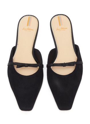 Detail View - Click To Enlarge - SAM EDELMAN - Carol' bow strap suede flats