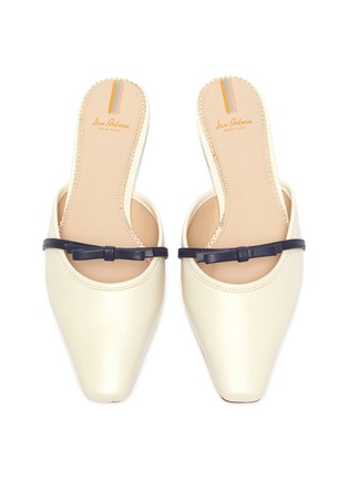 Detail View - Click To Enlarge - SAM EDELMAN - Carol' bow strap leather flats