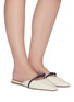 Figure View - Click To Enlarge - SAM EDELMAN - Carol' bow strap leather flats