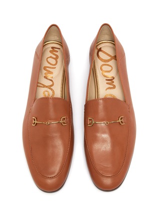 Detail View - Click To Enlarge - SAM EDELMAN - Loraine' horsebite leather step-in loafers