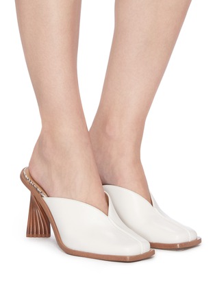 Figure View - Click To Enlarge - SAM EDELMAN - Everly' twisted heel square-toe mules