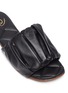 Detail View - Click To Enlarge - SAM EDELMAN - Briar' Ruch Leather Strap Slides