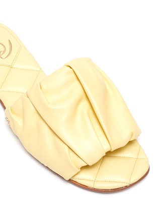 sam edelman briar ruched leather slides