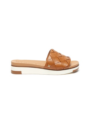 Main View - Click To Enlarge - SAM EDELMAN - Adaley' woven band platform leather sandals