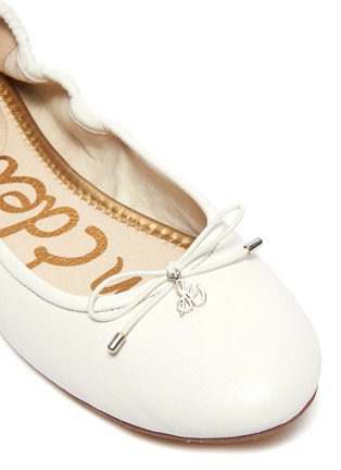 Detail View - Click To Enlarge - SAM EDELMAN - FELICIA' PATENT LEATHER BALLET FLATS