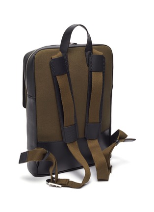 Detail View - Click To Enlarge - LOEWE - Canvas panel military messenger backpack