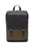 Main View - Click To Enlarge - LOEWE - Canvas panel military messenger backpack