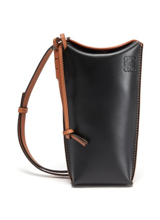 Main View - Click To Enlarge - LOEWE - Gate Pocket' Leather Pouch
