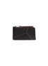 Main View - Click To Enlarge - LOEWE - Puzzle' Contrast Stitch Zipped Leather Cardholder