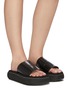 Figure View - Click To Enlarge - OSOI - Boat' Platform Leather Sandals