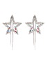 Main View - Click To Enlarge - VENNA - Crystal Star Chain Tassel Drop Earrings