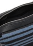 Detail View - Click To Enlarge - LOEWE - Striped Top Flap Messenger Bag