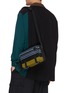 Figure View - Click To Enlarge - LOEWE - Striped Top Flap Messenger Bag