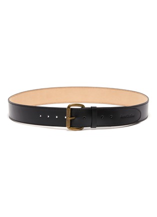 Main View - Click To Enlarge - ACNE STUDIOS - Logo Embossed Leather Belt