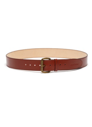 Main View - Click To Enlarge - ACNE STUDIOS - Logo Tip Leather Belt