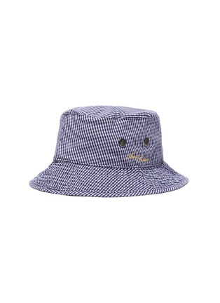 Figure View - Click To Enlarge - ACNE STUDIOS - Checked bucket hat
