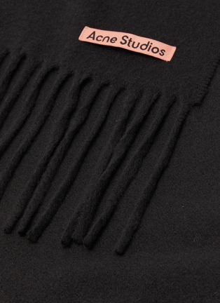 Detail View - Click To Enlarge - ACNE STUDIOS - Fringe Wool Scarf