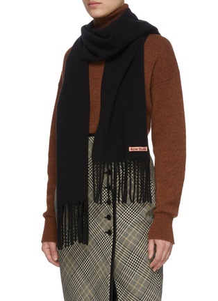 Figure View - Click To Enlarge - ACNE STUDIOS - Fringe Wool Scarf