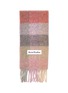 Detail View - Click To Enlarge - ACNE STUDIOS - Check print wool scarf