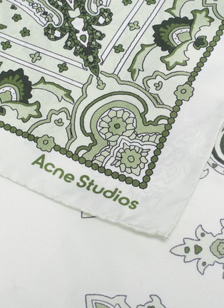 Detail View - Click To Enlarge - ACNE STUDIOS - Printed cotton scarf