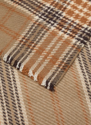 Detail View - Click To Enlarge - ACNE STUDIOS - Tartan check print wool scarf