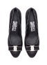 Detail View - Click To Enlarge - SALVATORE FERRAGAMO - 'Carla' Crystal Embellished Scalloped Edge Bow Pumps