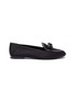 Main View - Click To Enlarge - SALVATORE FERRAGAMO - 'Vara' Bow Strass Embellished Moccasin Loafers