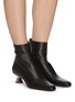 Figure View - Click To Enlarge - PROENZA SCHOULER - Vase Heel Almond Toe Ankle Boots