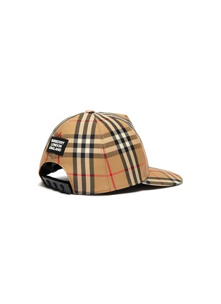 Figure View - Click To Enlarge - BURBERRY - Logo Tab Check Cap