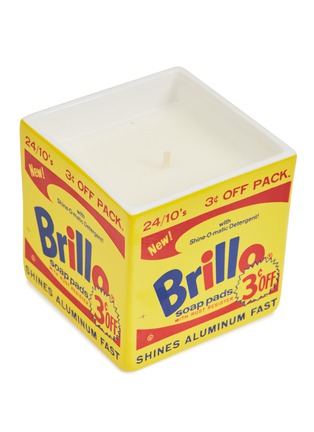Detail View - Click To Enlarge - LIGNE BLANCHE - Andy Warhol 'Brillo Box' Square Perfumed Candle