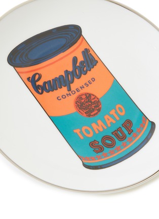 Detail View - Click To Enlarge - LIGNE BLANCHE - Andy Warhol 'Campbell's Soup Can' Limoge Porcelain Plate