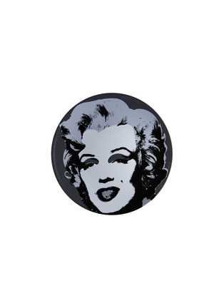 Main View - Click To Enlarge - LIGNE BLANCHE - Andy Warhol 'Marilyn – Black' limoge porcelain plate