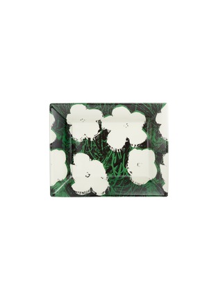 Main View - Click To Enlarge - LIGNE BLANCHE - Andy Warhol 'Flowers – White' Limoges Porcelain Tray