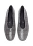 Detail View - Click To Enlarge - AEYDE - 'Kirsten' Snake Embossed Leather Flats