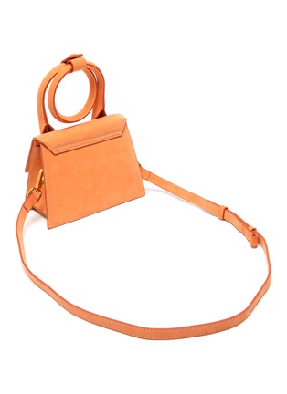 Detail View - Click To Enlarge - JACQUEMUS - Le Chiquito Noeud' Convertible Top Handle Nubuck Flap Bag