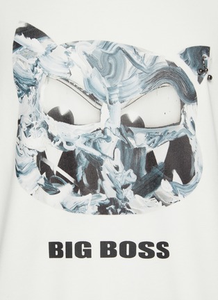  - ANGEL CHEN - Big Boss' Graphic Print Hoodie