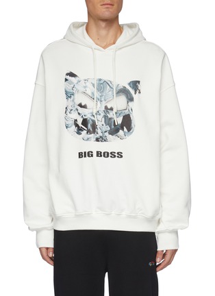 Main View - Click To Enlarge - ANGEL CHEN - Big Boss' Graphic Print Hoodie